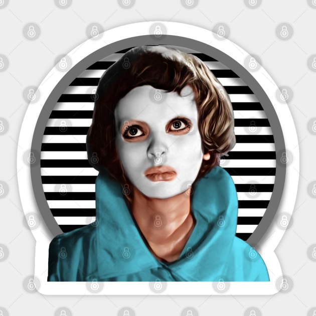 Eyes Without a Face Sticker by Zbornak Designs